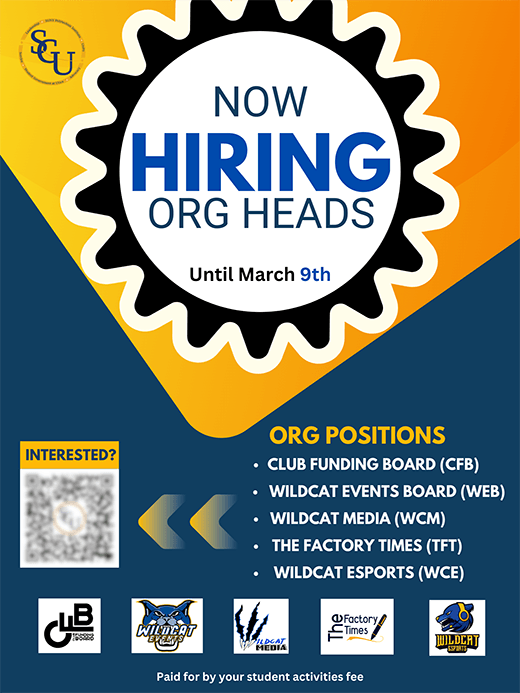 SGU Organizational Head Hiring Poster